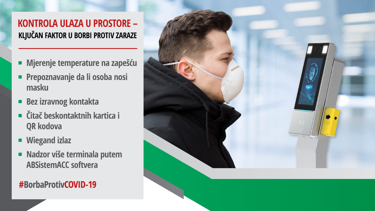 Nadzor dostopa zaradi preprečevanja širjenja okužbe