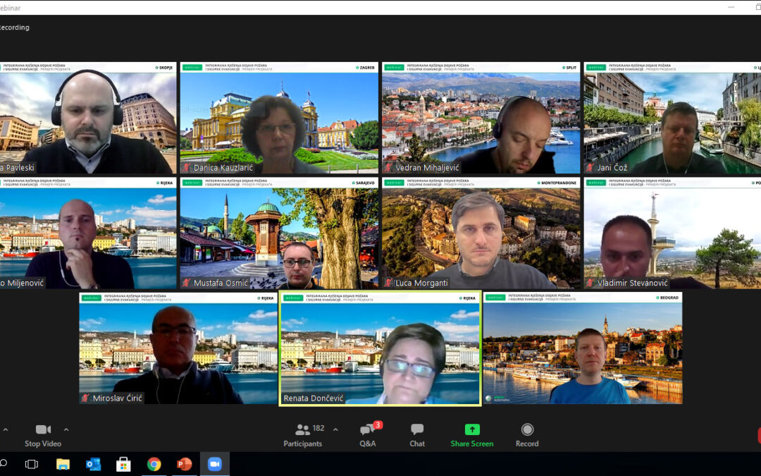 Održan webinar Integrirana rješenja dojave požara i sigurne evakuacije – primjeri projekata
