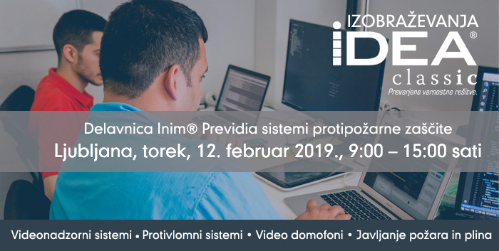 Izobraževanje Inim Previdia sistemi protipožarne zaščite