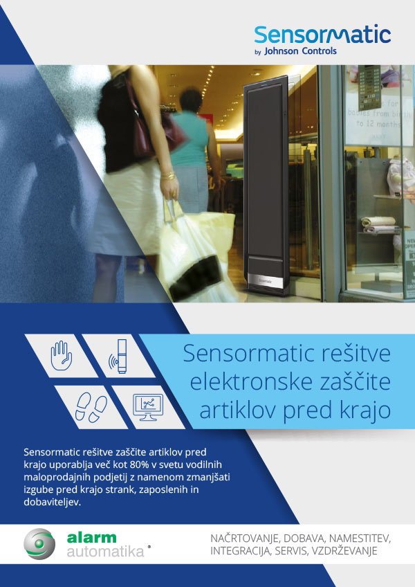 Sensormatic rešitve elektronske zaščite artiklov pred krajo