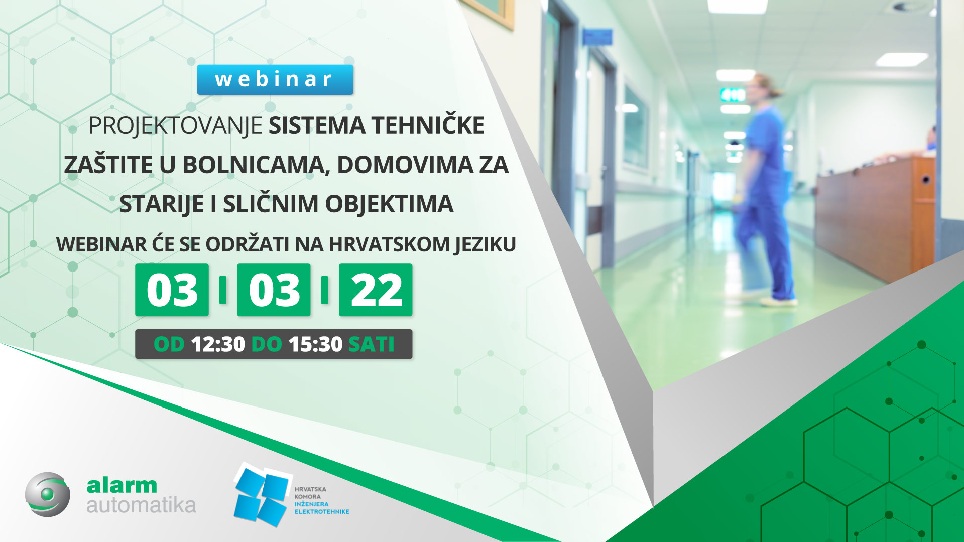 Održan webinar Projektiranje zaštite u bolnicama, domovima za starije i sličnim objektima