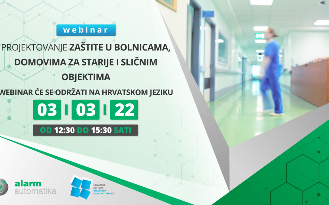 Vebinar Projektovanje zaštite u bolnicama, staračkim domovima i sličnim objektima