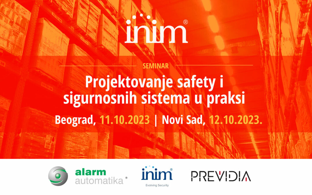 Pridružite nam se na seminaru Projektovanje safety i sigurnosnih sistema u praksi
