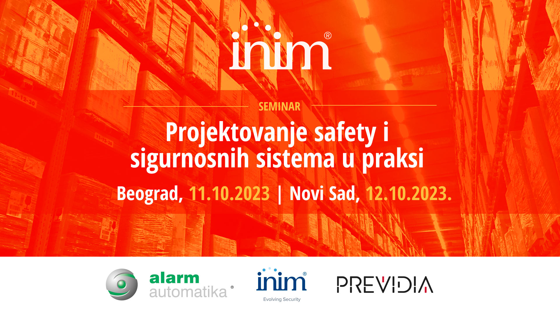 Pridružite nam se na seminaru Projektovanje safety i sigurnosnih sistema u praksi