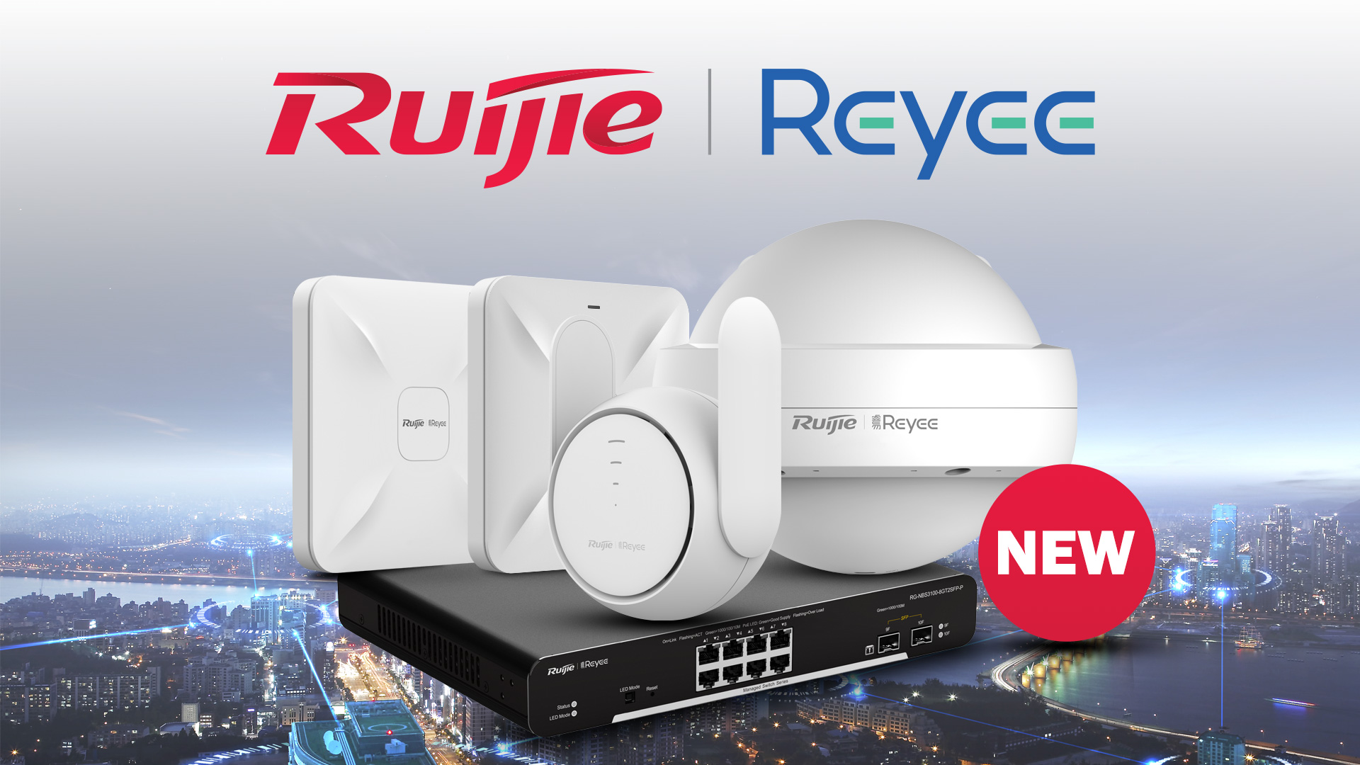 Discover the power of networking solutions with the Ruijie-Reyee brand