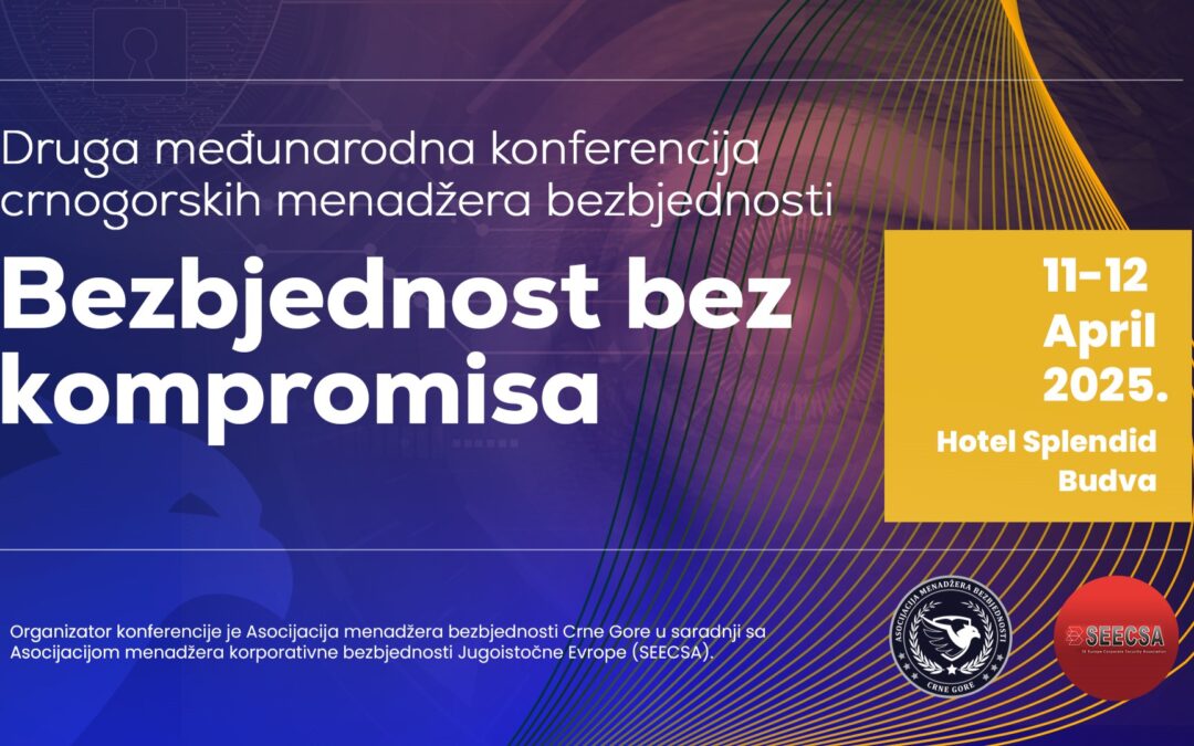 Alarm automatika – sponzor i aktivni učesnik Konferencije crnogorskih menadžera bezbednosti