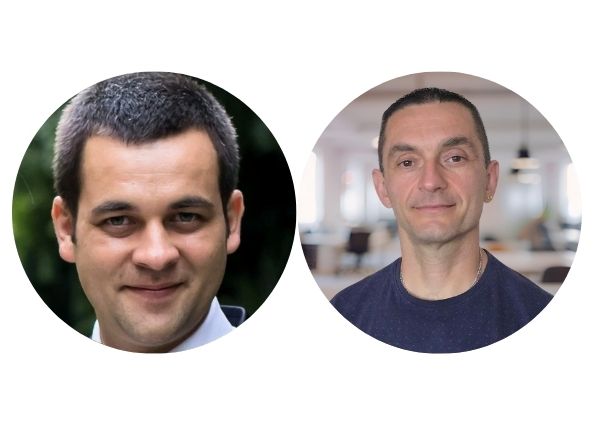 Adrian Croitoru, voditelj veleprodaje Alarm automatika Rumunjska i Franjo Sviben, tehnička podrška, Alarm automatika Hrvatska