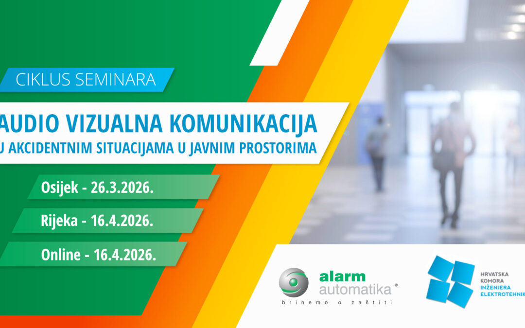 Seminari Audio vizualna komunikacija u akcidentnim situacijama u javnim prostorima