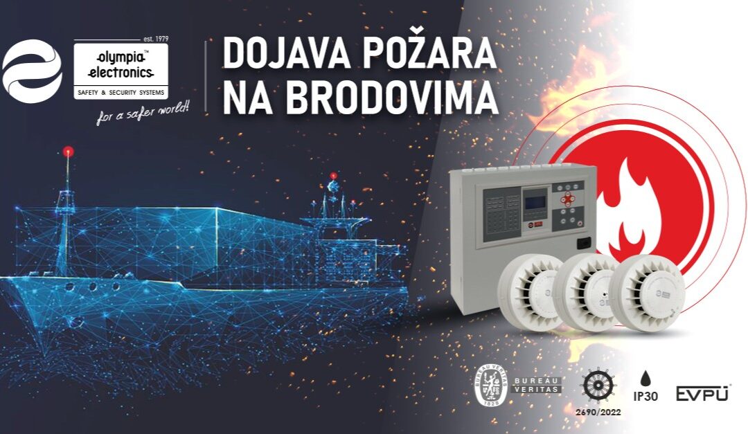 Proširujemo ponudu: certificirani sustavi za dojavu požara u pomorstvu