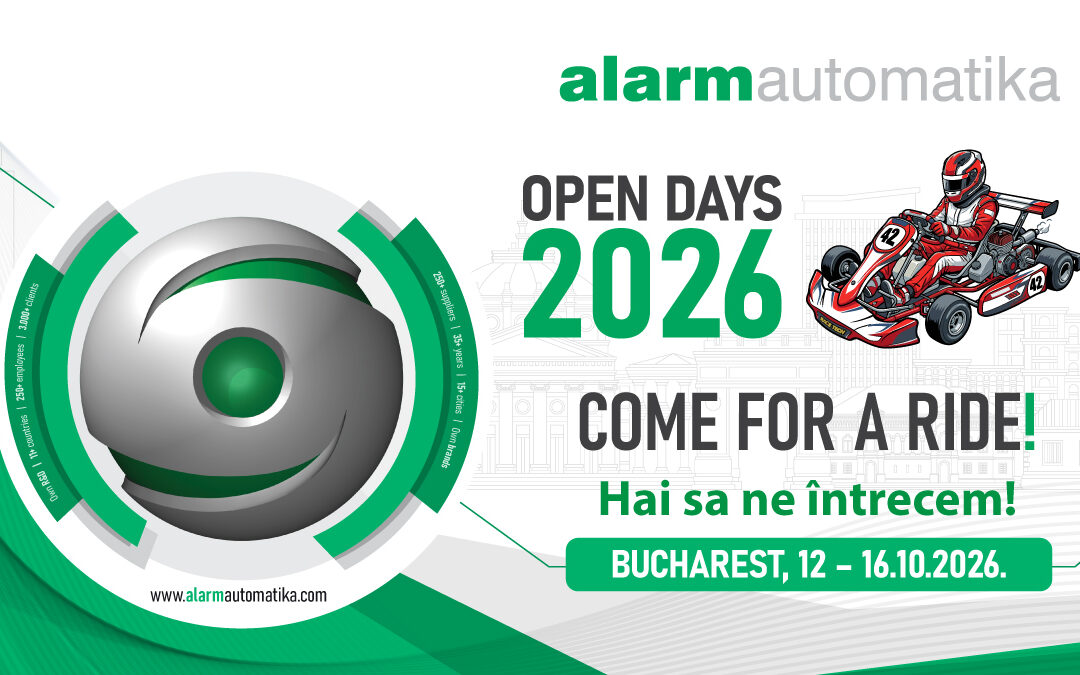 Alarm automatika Open Days u Bukureštu od 12. do 16. listopada