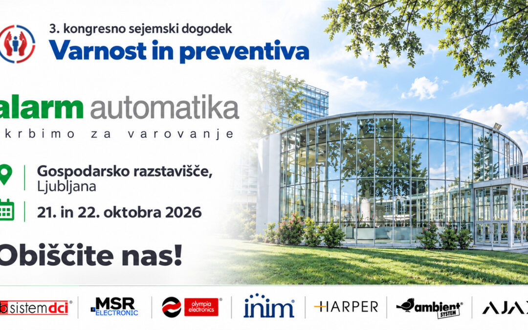 Alarm automatika na konferenciji Varnost i preventiva 2026