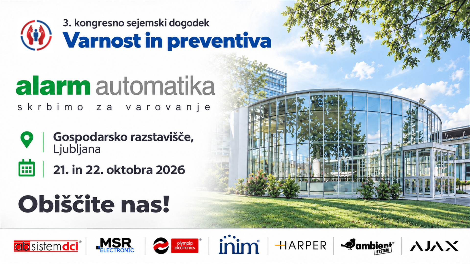 Alarm automatika na konferenciji Varnost i preventiva 2026