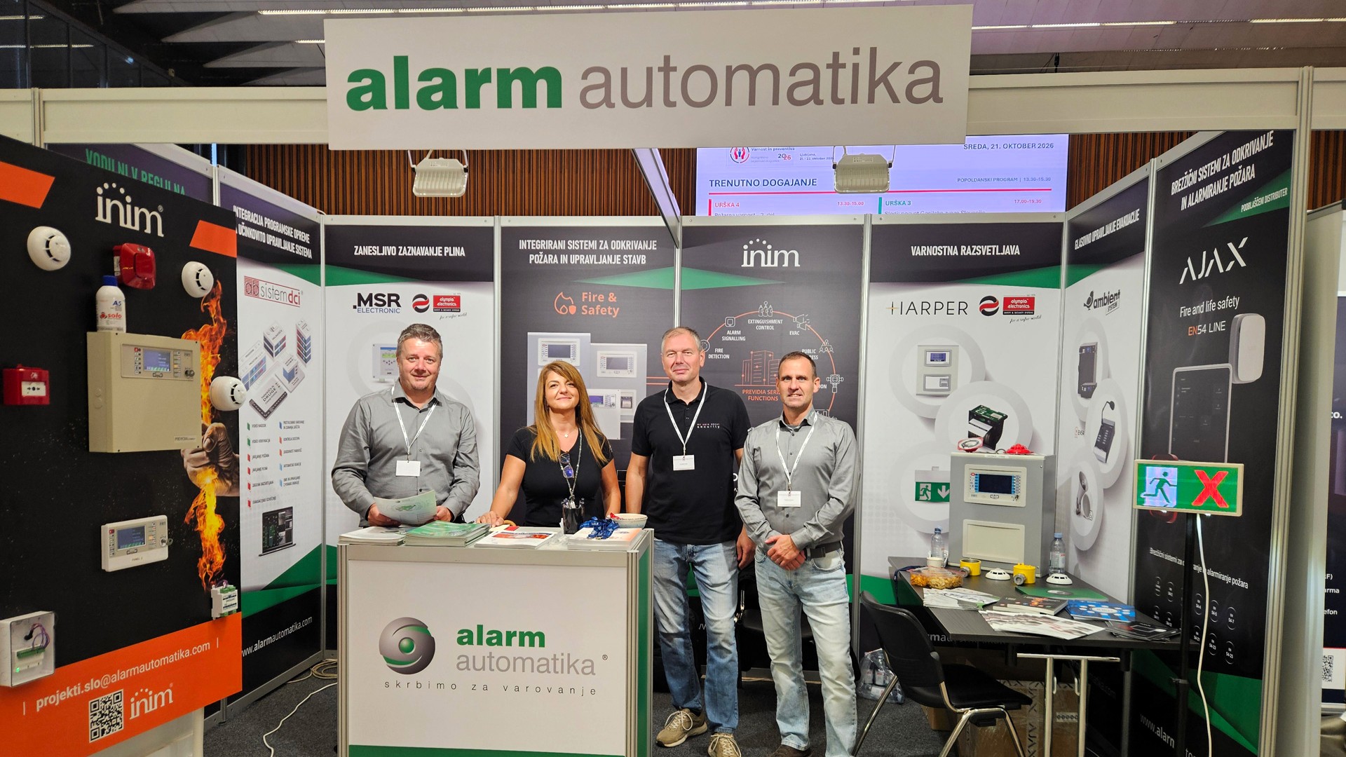 Alarm automatika Slovenija prvi put na sajmu Varnost in preventiva 2026